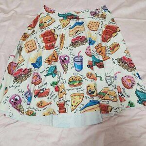 Blackmilk Munchies Skater Skirt